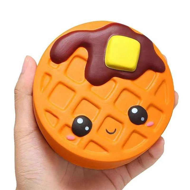 Squishy Cartoon Chocolate Biscuit Series PU Squishies Slow Rising Cream Scented Fidget Anti-Stress Kids Toy Children's  Gift