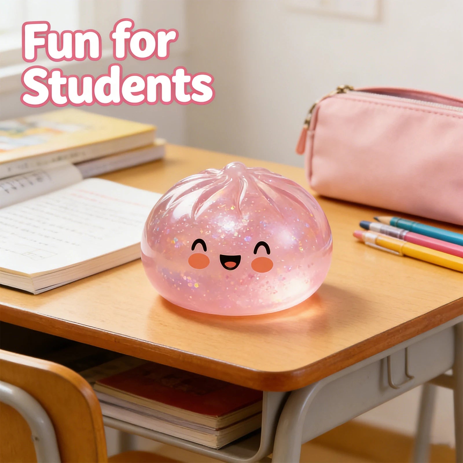 Dumpling Squishies Toy Adorable Playful Design Release Pressure Relieve Anxiety Enhance Happiness Decompression Toys Ornaments﻿