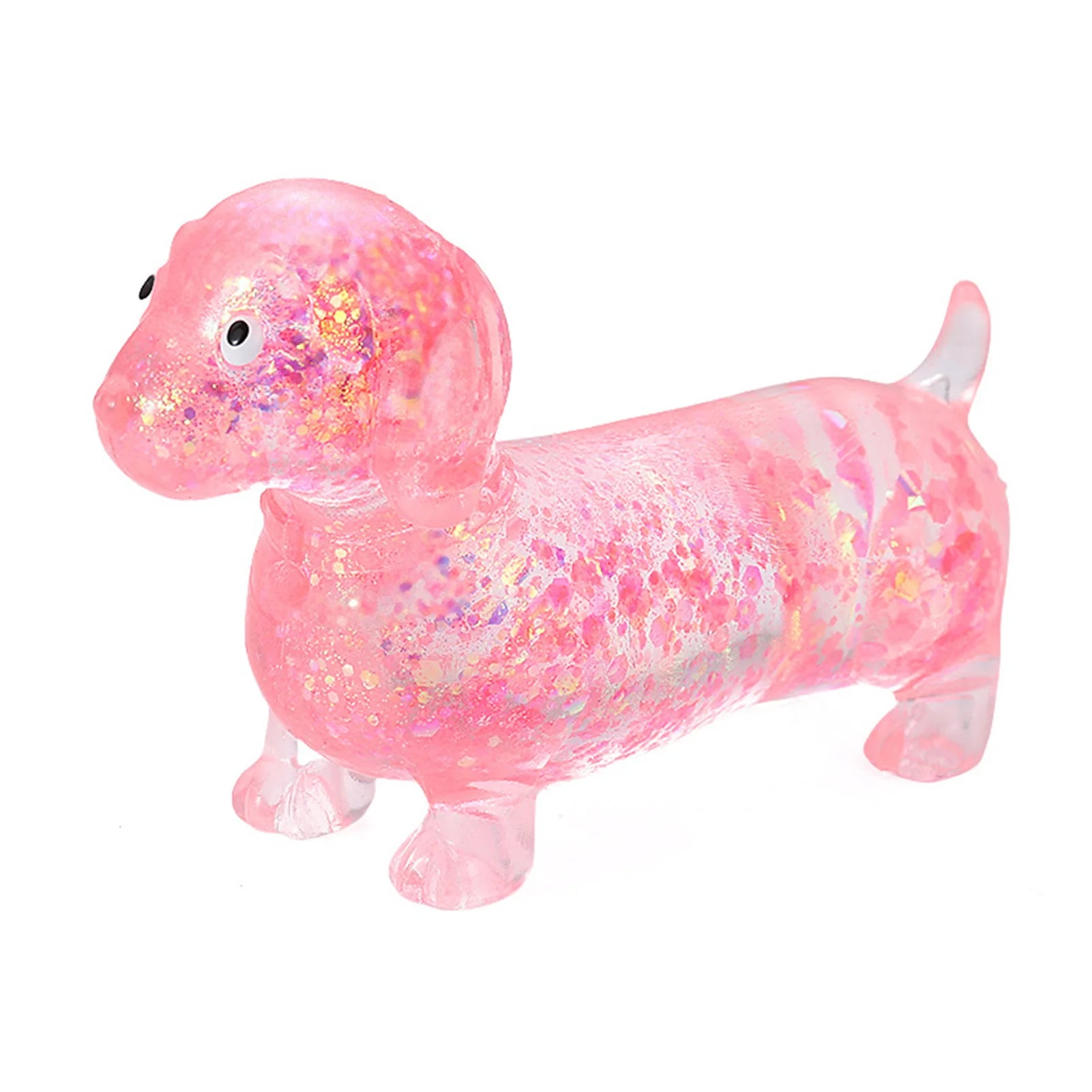 Dachshund Squishies Stretch Squeeze Sensory Toy Cute Dog Shape Soft Slowing Rebound Anxiety Relief Squeeze Toy