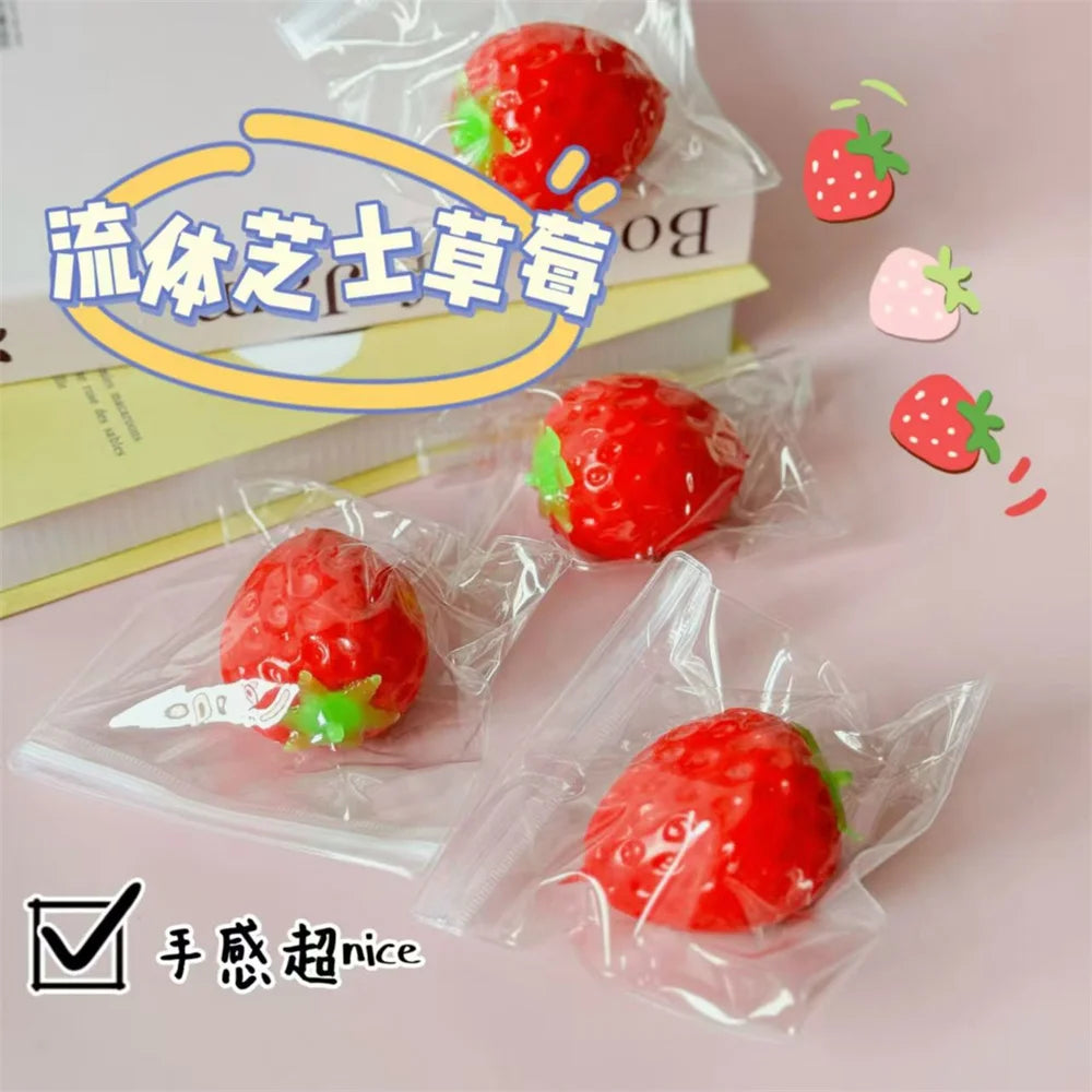 Peeled Orange Squishies Stress Relief Simulation Fruit Squeeze Toys Slow Rising Cute Birthday Gift Novelty Toy for Kids Adults