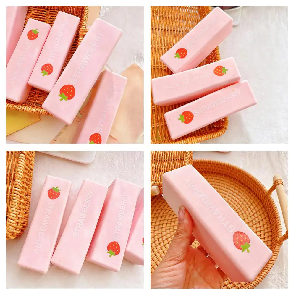 Strawberry Stick Slow Rising Squishy Toy Stress Relief Home Decor Party Favors, Squishies  Sensory Gift for for Adults and Kids