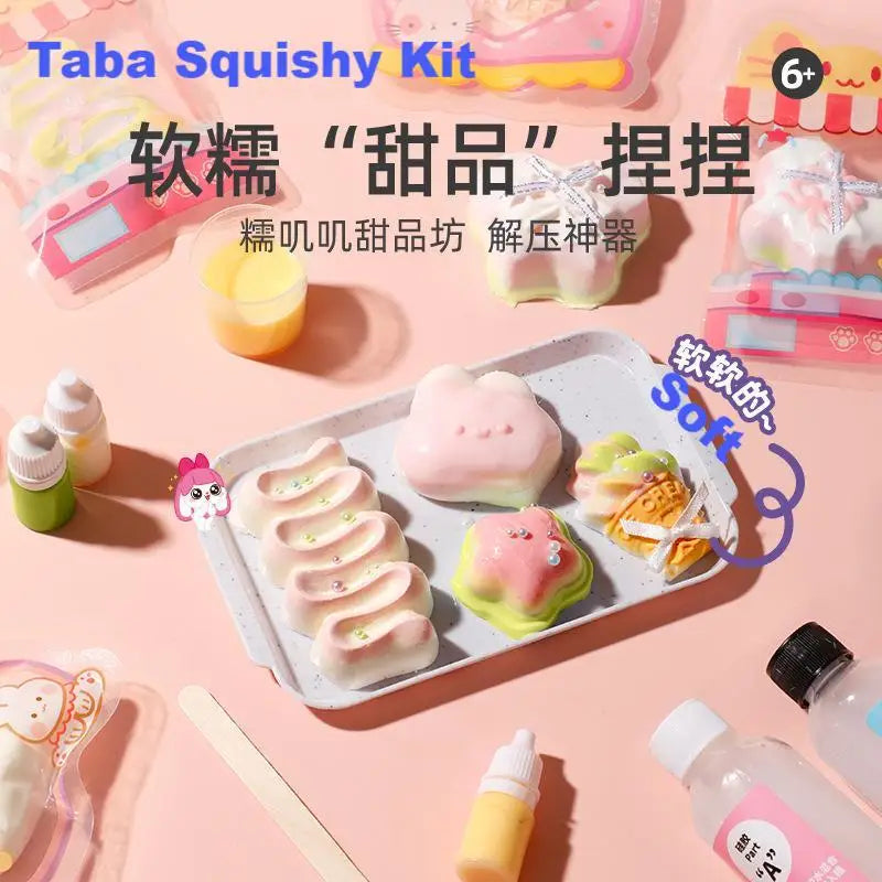 DIY Taba Squishy Kit Super Soft Squishy Gel Kit for DIY Squishies Make Your Own Squishies Set Stress Relief Sensory Toys