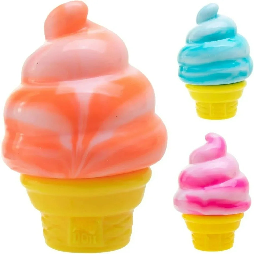 New Squishy Ice-Cream Sensory Toy Adult Stress Relieving Squeeze Toy Relieving Puzzle Solving Venting Children Souvenir Gift