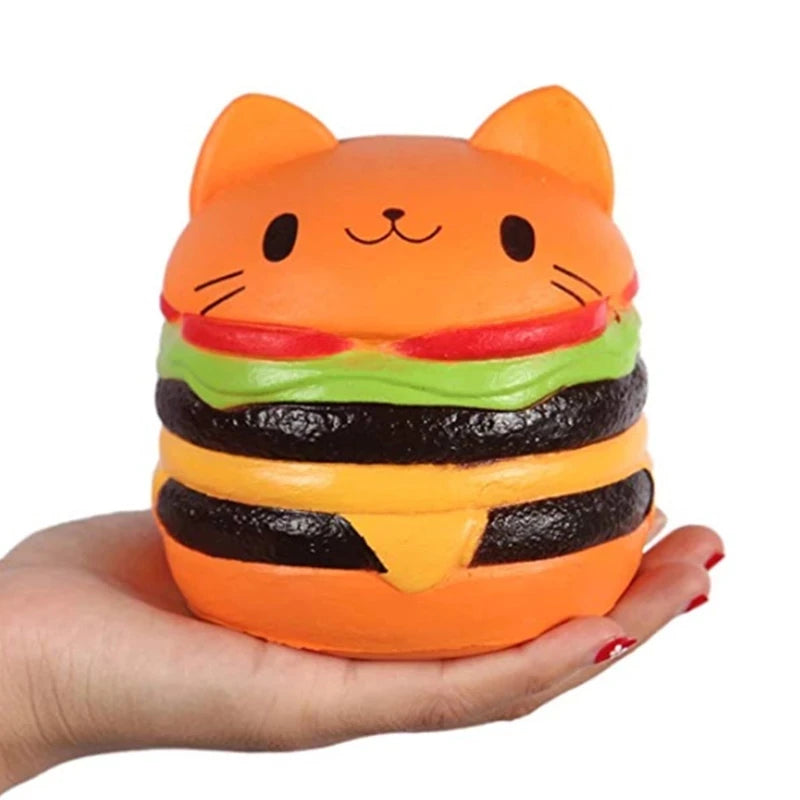 Squishies Fidget Toy Cartoon Ice Cream Popcorn PU Squishy Slow Rising Cream Scented Anti Stress Kawaii Kids Squishies Toys Gift