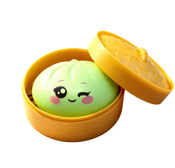 Dumpling Squishies Toy Adorable Playful Design Release Pressure Relieve Anxiety Enhance Happiness Decompression Toys Ornaments﻿