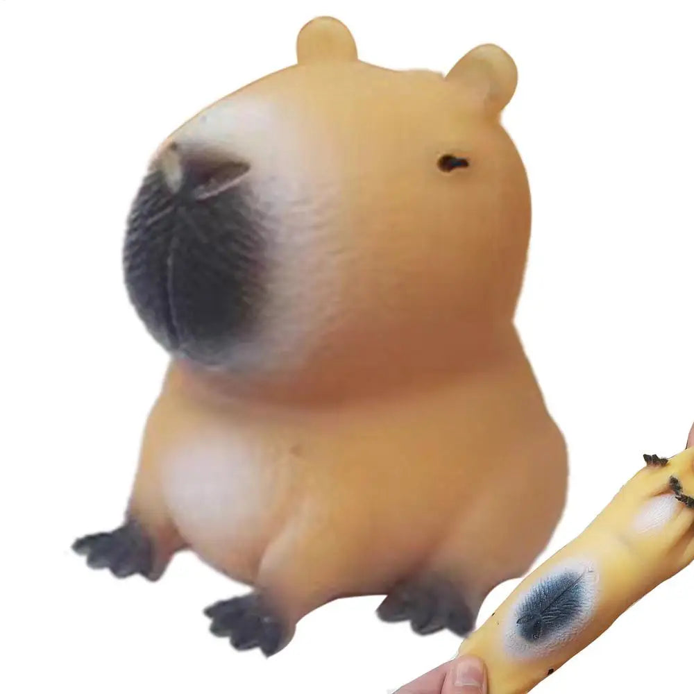 Squishys Capybara,Soft Pinch Toy,Squeeze Toys,Fidgets,Silicone Stress Relief Toy Sensory Toys Antiestres,Children's Gift