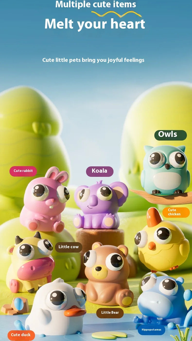 Squishy Pop Eye Toys, Stress Relief Sensory Fidget Toys for Anxiety, Squeeze Pops Bubble Popping Game Gifts for Kids and Adults