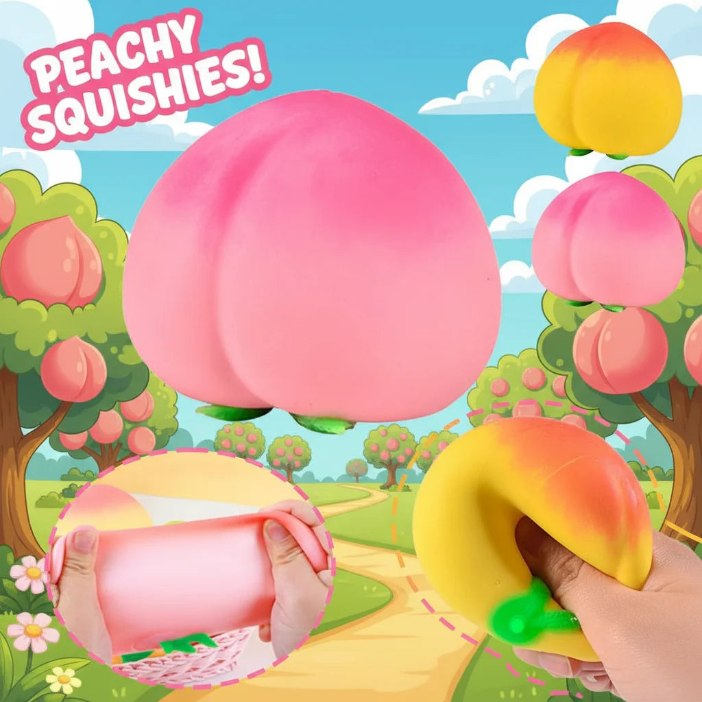 Super Jumbo Peach Squishi Cream Scented Squishy Slow Rising Antistress Toy Kids Grownups Squeeze Squishy Toys