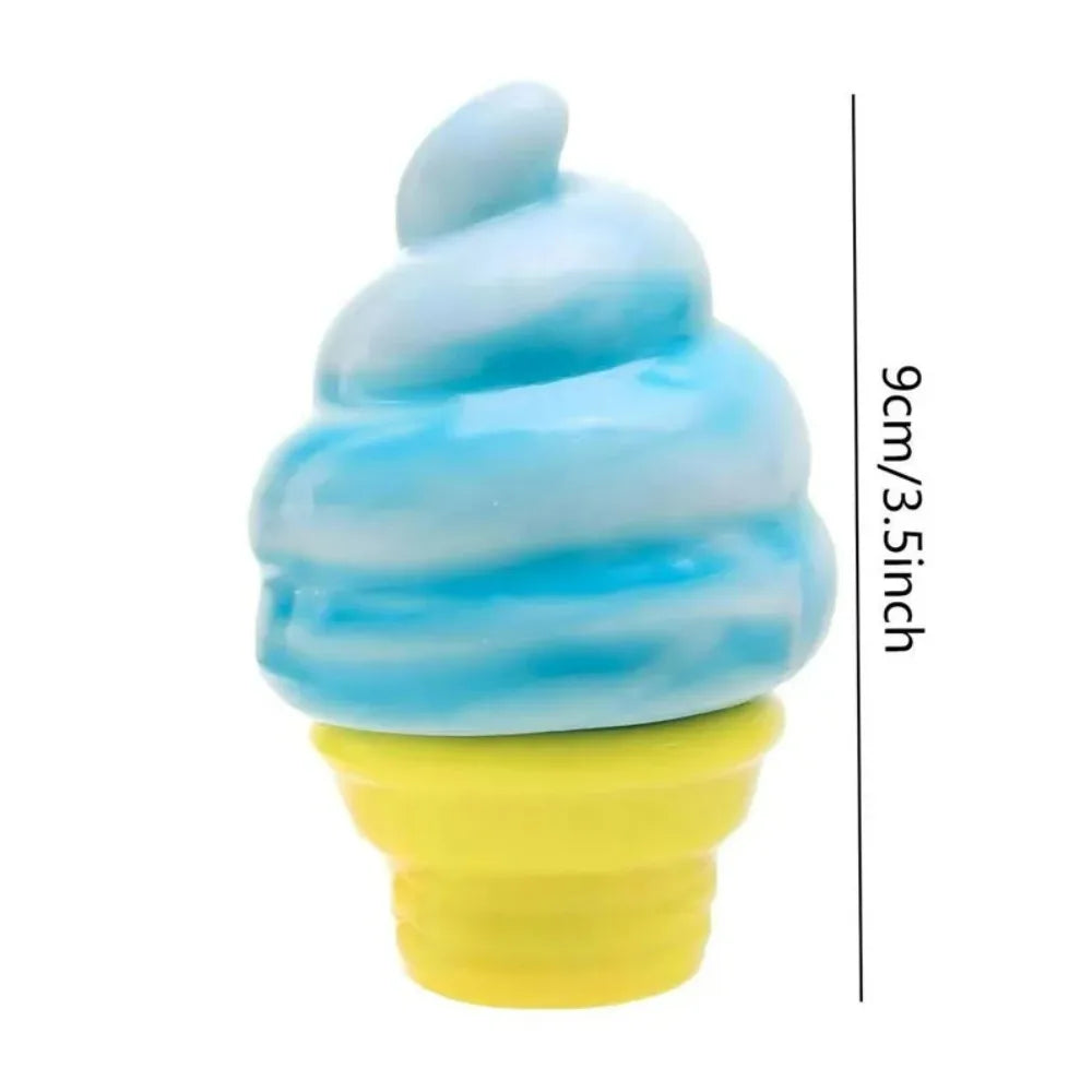 New Squishy Ice-Cream Sensory Toy Adult Stress Relieving Squeeze Toy Relieving Puzzle Solving Venting Children Souvenir Gift