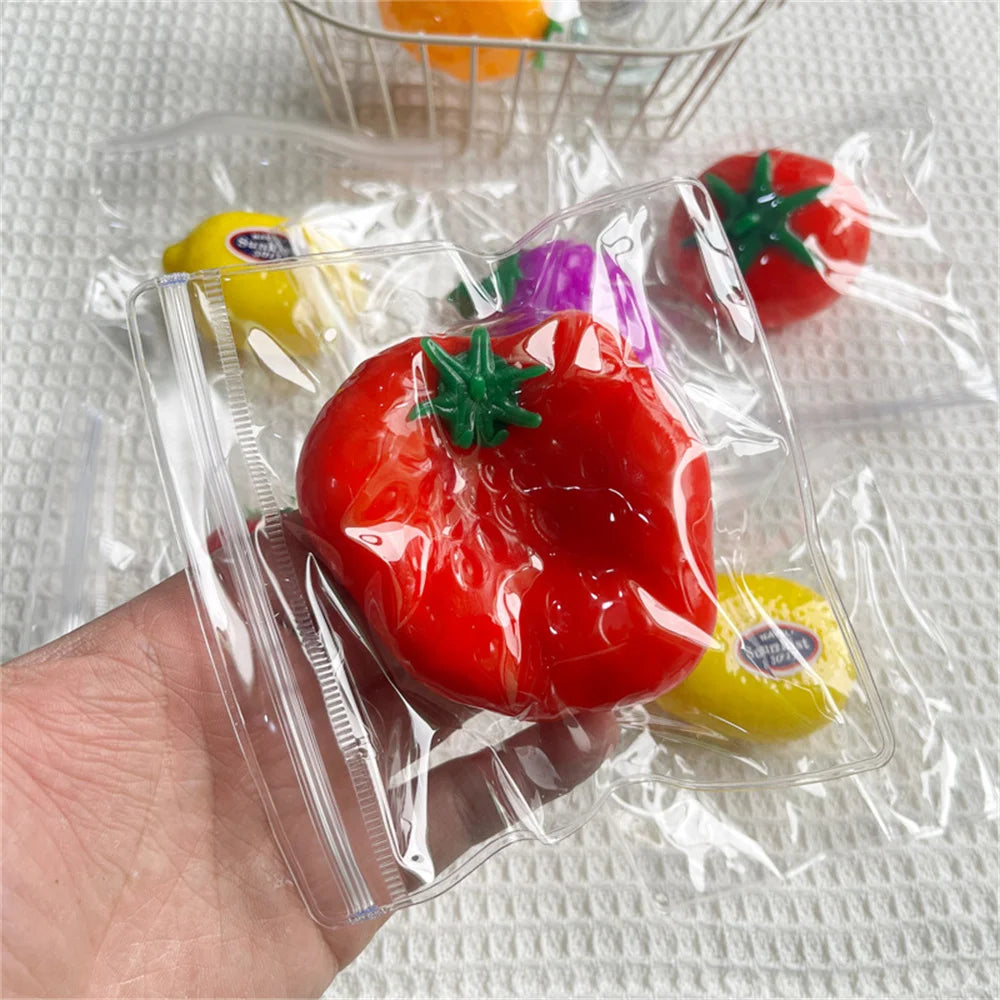 Peeled Orange Squishies Stress Relief Simulation Fruit Squeeze Toys Slow Rising Cute Birthday Gift Novelty Toy for Kids Adults