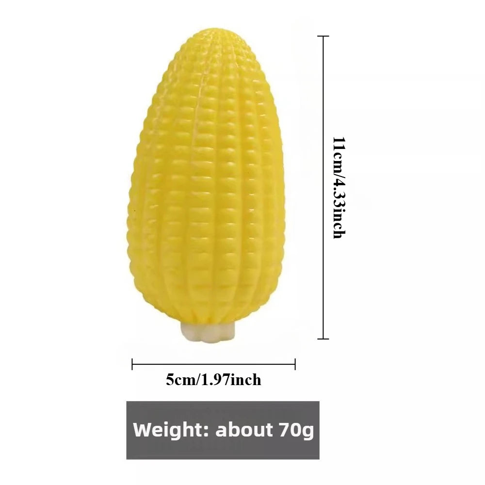 Squishy Simulated Corn Stress Ball - Squeeze Toy for Anxiety Relief, Fidget Sensory Toy for Kids & Adults,  Squishies Gag Gift