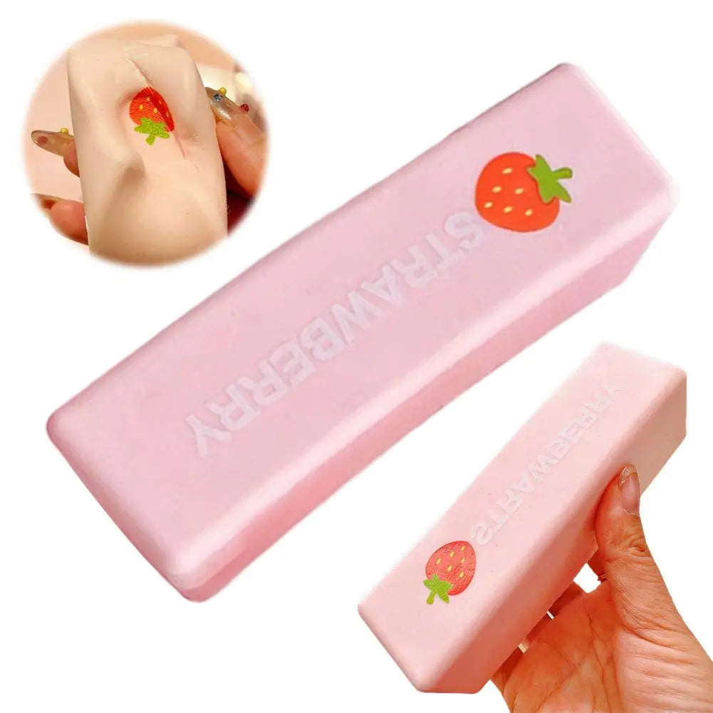 Strawberry Stick Slow Rising Squishy Toy Stress Relief Home Decor Party Favors, Squishies  Sensory Gift for for Adults and Kids