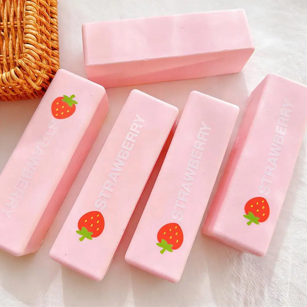 Strawberry Stick Slow Rising Squishy Toy Stress Relief Home Decor Party Favors, Squishies  Sensory Gift for for Adults and Kids