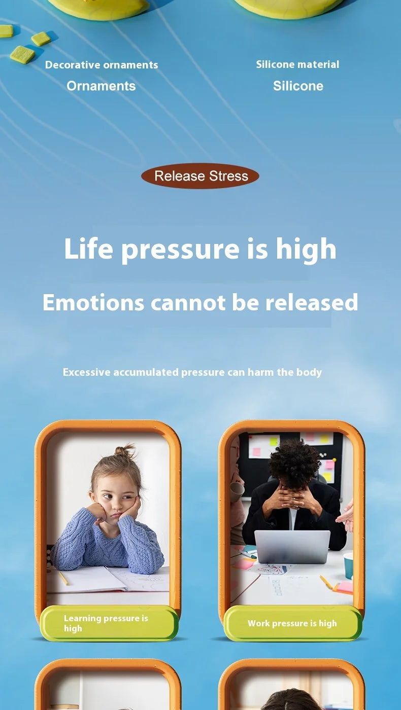 Squishy Pop Eye Toys, Stress Relief Sensory Fidget Toys for Anxiety, Squeeze Pops Bubble Popping Game Gifts for Kids and Adults