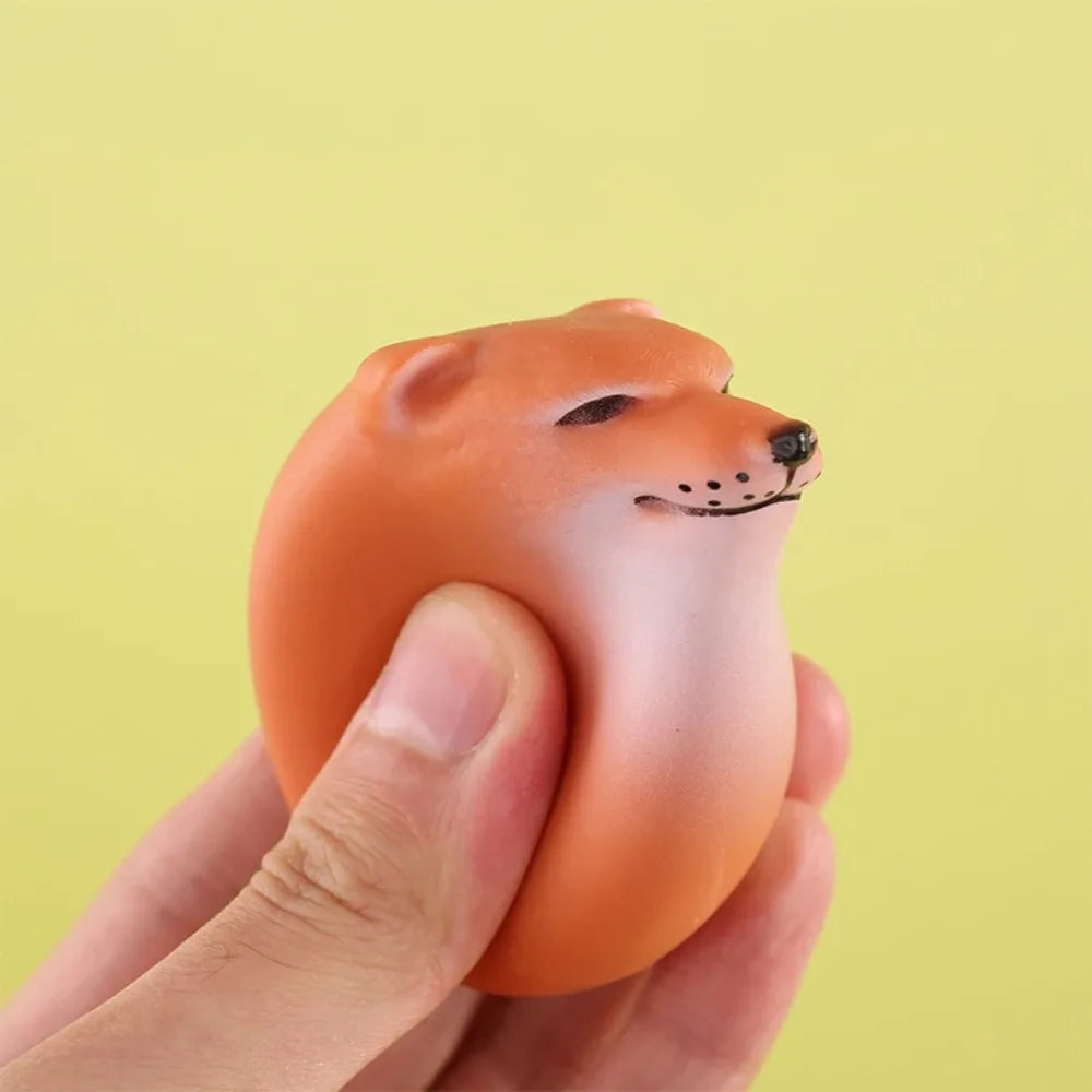 Fun Shibako Dog Egg Squishy Fidget Realistic Shape Shiba Inu Stress Relief PU Slow Rebound Desk Decor Gift