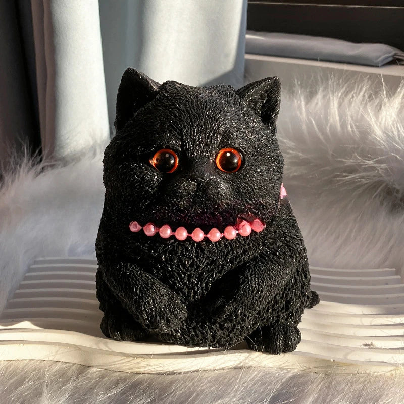 Fuzzy Squishies Big Cat Taba Squishy Silicone Big Plush Cat Handmade Kitten Squeeze Toy Mochi Toy Hand Relax Antistress Gift