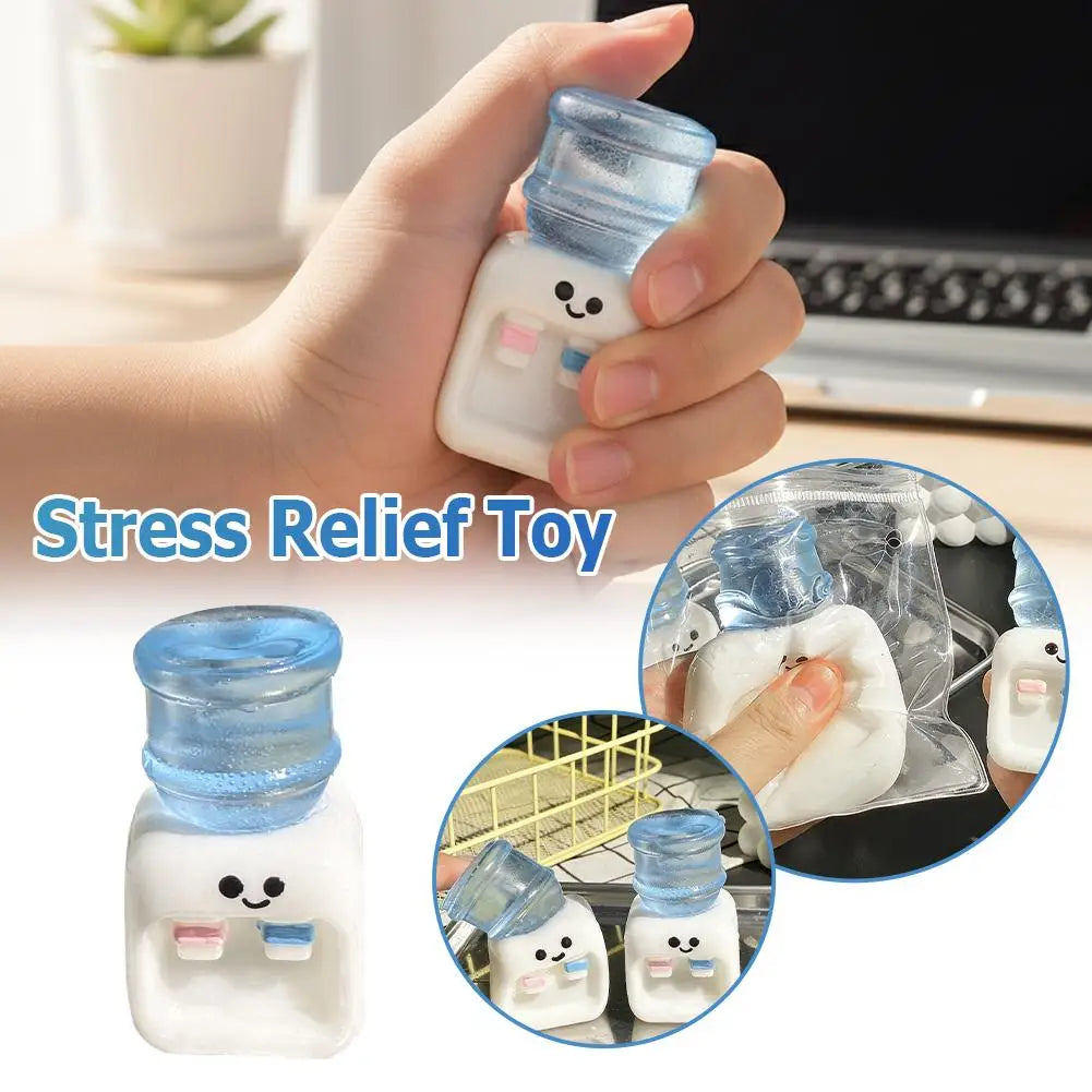 Squishy Water Dispenser Squeeze Toy Funny Anti Stress Toy Fidget Toy for Adults and Friends Squeeze Anti Stress Toy