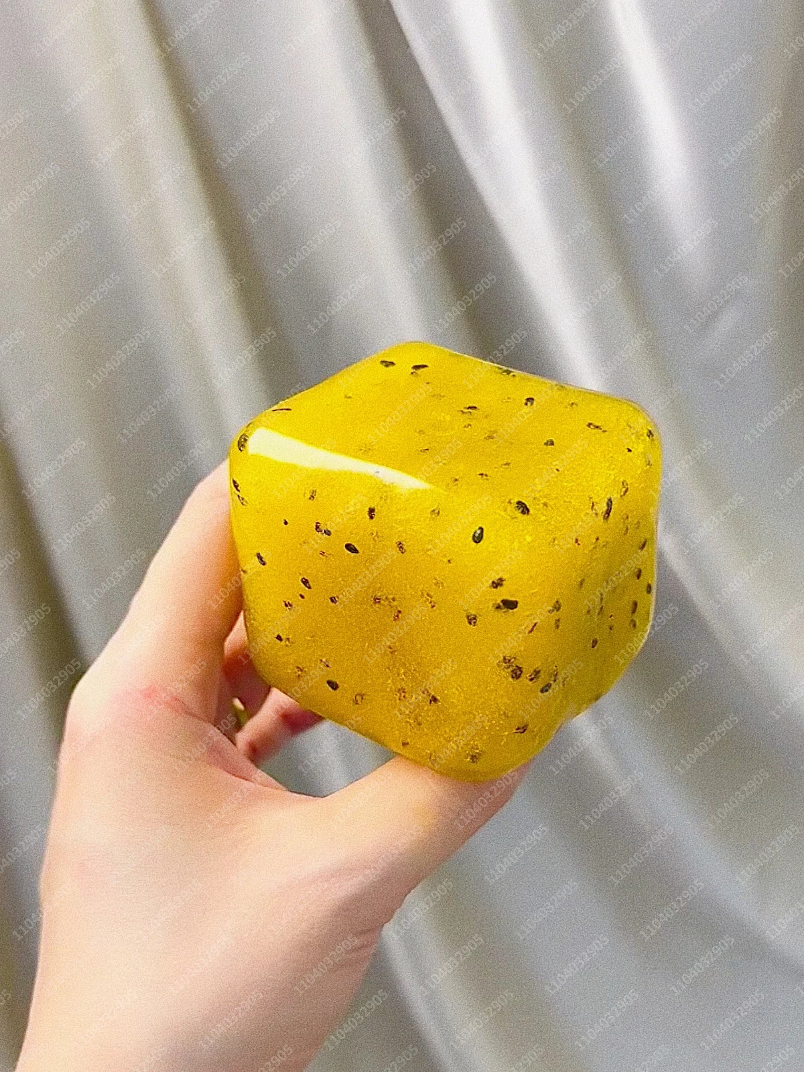 Slushie Yogurt Gummy Cube Squishy Non-Bounce Shapeable Slushy Block Stress Ball ASMR Sensory Fidget Toys for Adult Stress Relief
