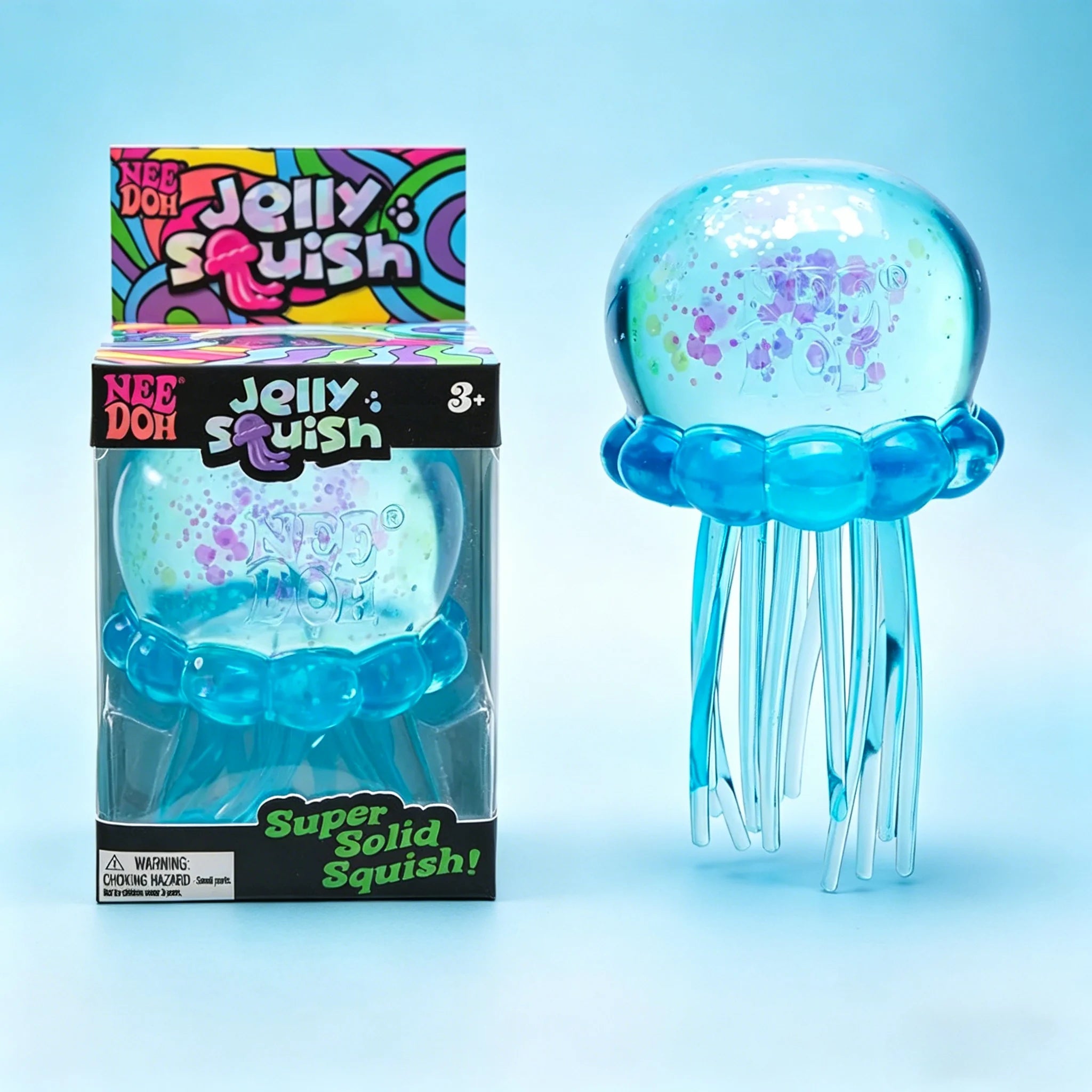 Squishies Nee Doh Jellyfish  Squish Toy Fidget Toy, Water Sensory Soft Jelly Squeeze Stress Relief Fidget Toy