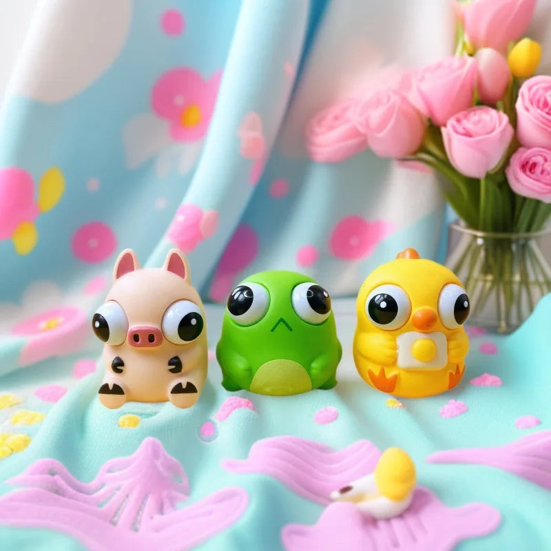 Internet-Famous Hit Animal Squishy Toys Cartoon Cute Pet Stress-Relief Gadgets New-Style Children's Squishable Dolls  Small Toys